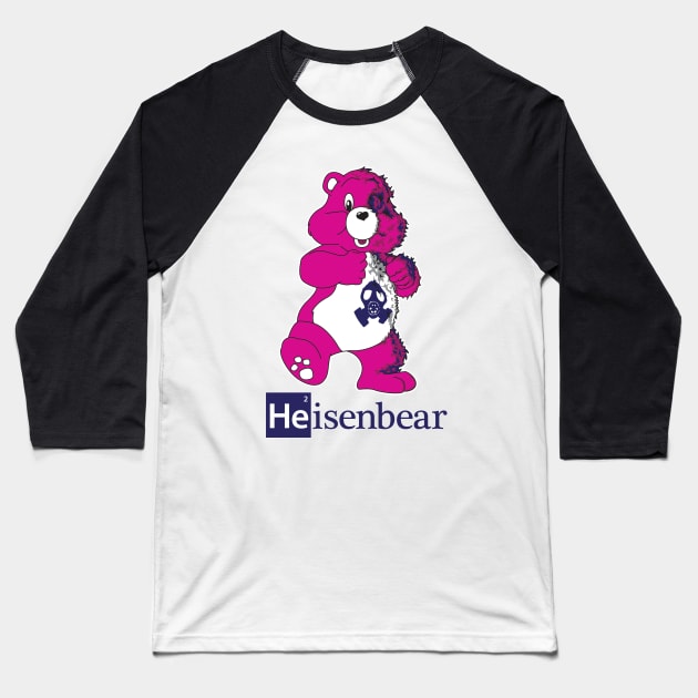 Heisenbear Baseball T-Shirt by SevenHundred